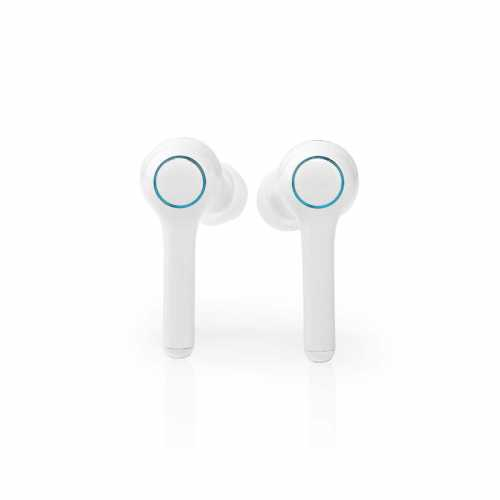 Casti Bluetooth In-Ear Nedis, redare pana la 6 ore, control vocal, carcasa de incarcare, alb [3]