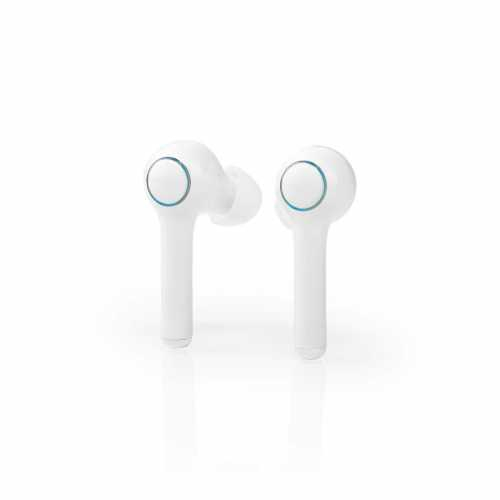 Casti Bluetooth In-Ear Nedis, redare pana la 6 ore, control vocal, carcasa de incarcare, alb [11]