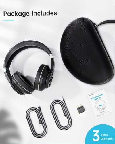 Casti Bluetooth On-Ear Vankyo C751, redare pana la 30h, noise canceling [6]