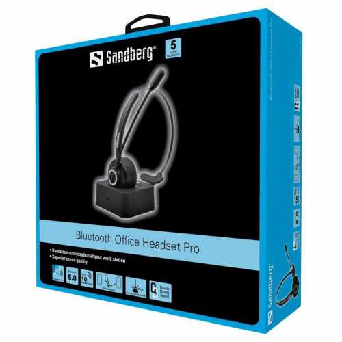 Casti Bluetooth Sandberg 126-06 Office Headset Pro, negru [2]