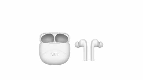 Casti Bluetooth TWS in-ear Well Ghost alb [1]