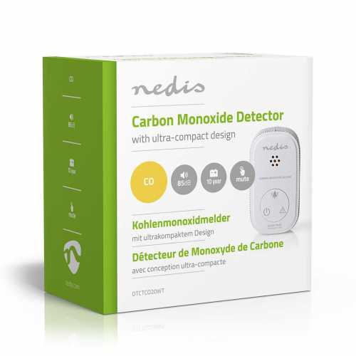 Detector monoxid de carbon Nedis, 85dB [10]