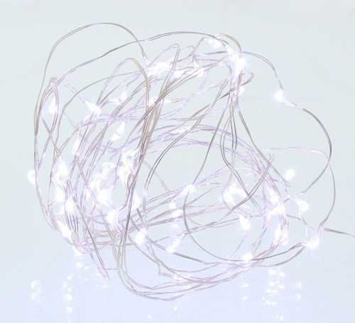 Ghirlanda  luminoasa decorativa 50 micro LED-uri albe cu luminozitate ridicata lumina alb cristal WELL [2]