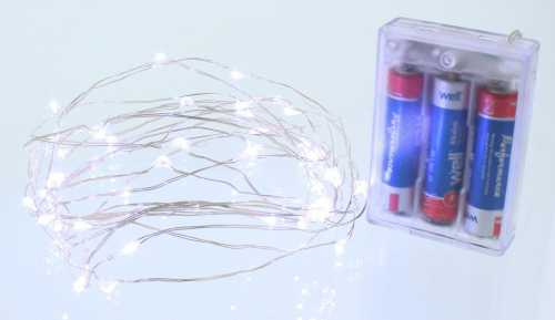 Ghirlanda  luminoasa decorativa 50 micro LED-uri albe cu luminozitate ridicata lumina alb cristal WELL [1]