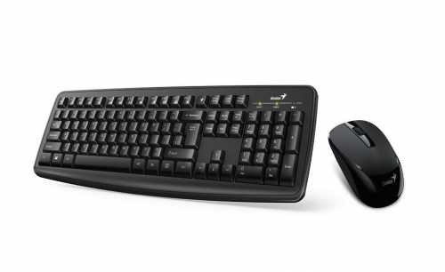 Kit wireless mouse si tastatura Genius KM-8100, USB, negru [2]