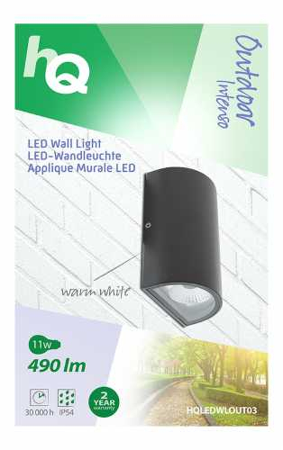 LED wall light oval outdoor anthracite [4]