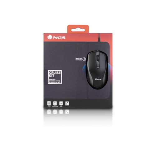Mouse pad NGS Cruise Kit, functie incarcare wireless, 10W, negru [5]