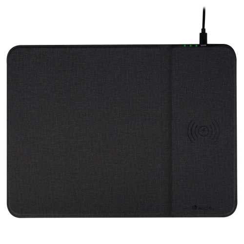 Mouse pad NGS Pier, functie incarcare wireless, 10W, negru [1]