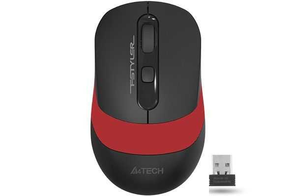 Mouse wireless A4Tech FG10 gaming, 2000 DPI, USB, rosu [1]