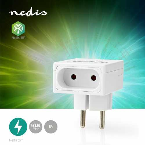 Priza Smart RF Nedis, pornire/oprire, Tip E, 1500W [2]