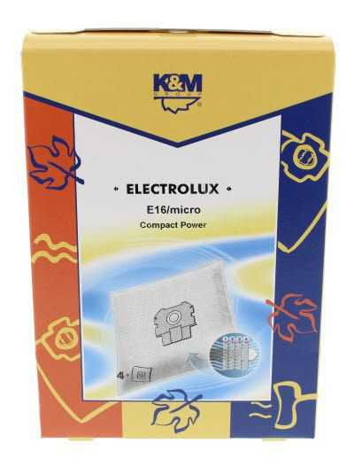Sac aspirator Electrolux Compact Power, sintetic  4X saci, K&M [2]