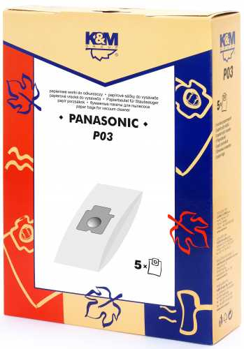 Sac aspirator Panasonic C-20E, hartie, 5X saci, K&M [1]