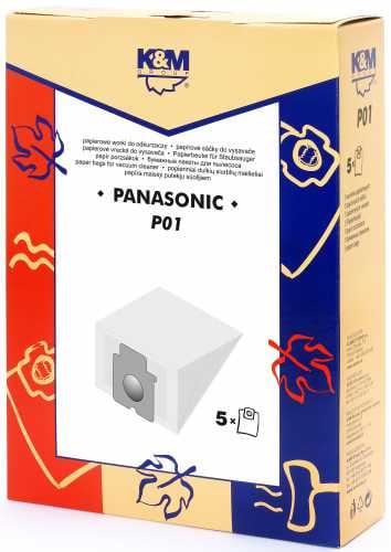 Sac aspirator Panasonic C-2E, hartie, 5X saci, K&M [1]
