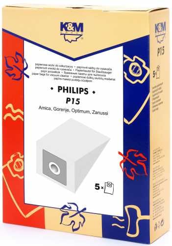 Sac aspirator Philips FC 8344, hartie, 5X saci, K&M [1]