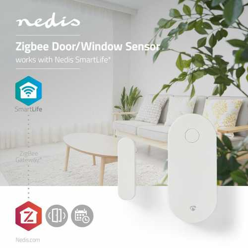 Senzor de usa si fereastra Smart Zigbee, baterie inclusa, Nedis [2]