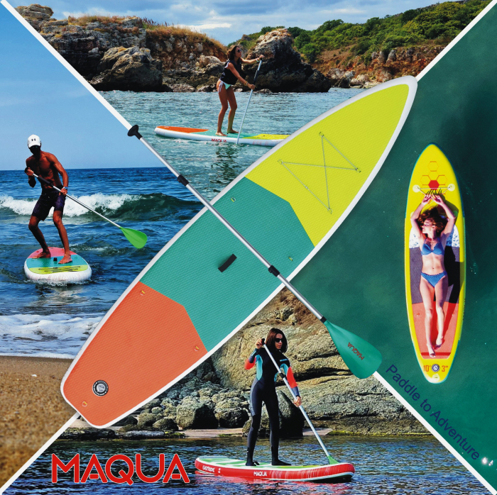 Set placa Paddelboard SUP, surf gonflabila Kayak, 330 cm x 84cm x 15cm MAQUA [6]