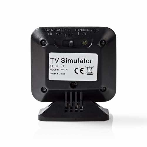 Simulator TV fals antiefractie Nedis, temporizator incorporat, alimentat prin USB, negru [5]