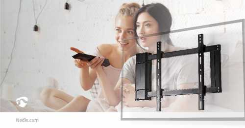Suport TV LCD de perete motorizat, 32-60", Max 40 kg, 90° unghi de rotatie, telecomanda, Nedis [11]