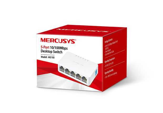 Switch Desktop 5 porturi 10/100Mbps, Mercusys [2]