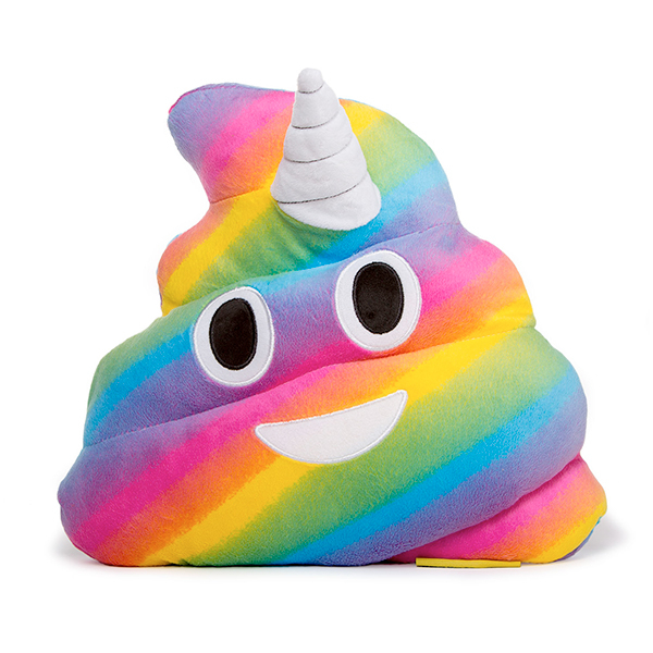 Jucarie de Plus Rahat Unicorn Curcubeu Multicolor Emoji [2]