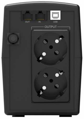 UPS line interactiv 800VA/480W, afisaj LCD, iesire 2xSchuko, baterie 12V/7.2Ah Powerwalker [3]
