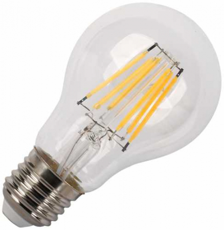 Bec LED filament A60 E27 6W 230V lumina calda Well [0]
