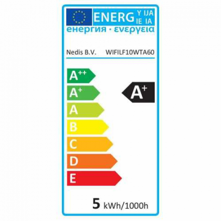 Bec LED Smart WiFi reglare culoare lumina E27, Nedis [7]