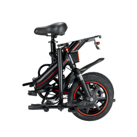 Bicicleta electrica pliabila, roti 14-inch, 10 Ah Baterie, Nubility, Negru [2]