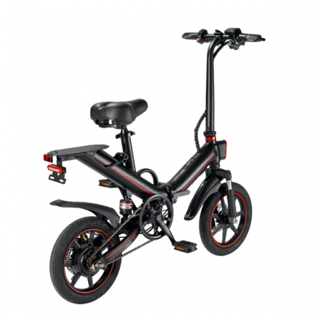 Bicicleta electrica pliabila, roti 14-inch, 10 Ah Baterie, Nubility, Negru [3]
