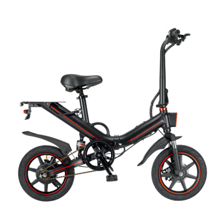 Bicicleta electrica pliabila, roti 14-inch, 10 Ah Baterie, Nubility, Negru [4]