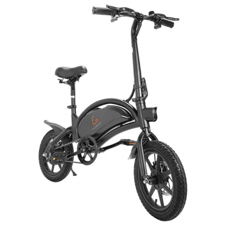 Bicicleta electrica pliabila, roti 14`` Kugoo Kirin baterie 7.5Ah,  Negru [0]