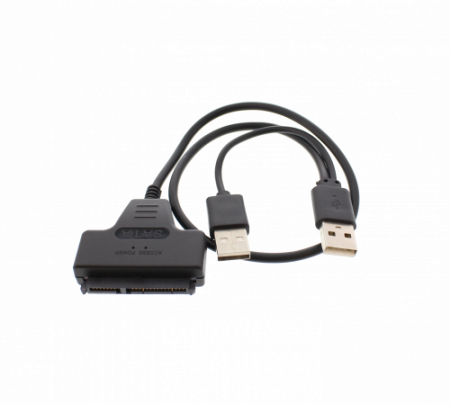 Cablu adaptor USB2.0 la SATA SSD, HDD 2.5" [1]