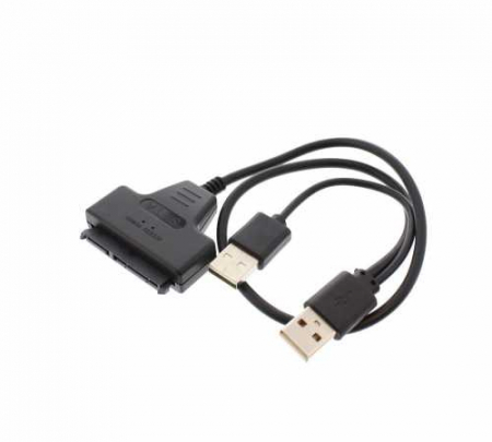 Cablu adaptor USB2.0 la SATA SSD, HDD 2.5" [2]