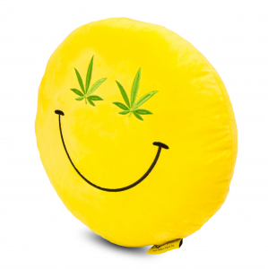 Perna decorativa Emoji Cannabis Happy Face [1]