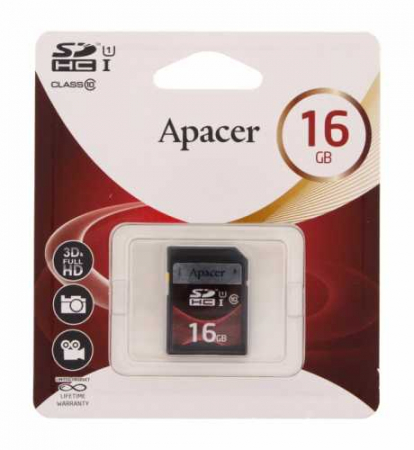 Card SDHC UHS-I 16GB clasa10 , Apacer [0]
