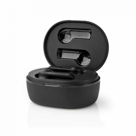 Casti Bluetooth In-Ear Nedis, redare pana la 3.5 ore, carcasa de incarcare, negru [14]