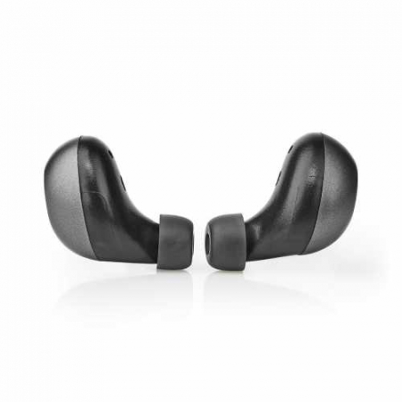 Casti Bluetooth In-Ear Nedis, redare pana la 3 ore, control vocal, carcasa de incarcare, gri [3]