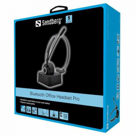 Casti Bluetooth Sandberg 126-06 Office Headset Pro, negru [1]