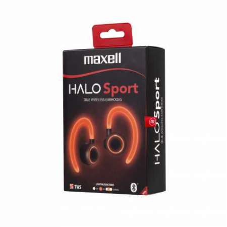 Casti Bluetooth TWS in-ear Maxell Halo, negru [4]