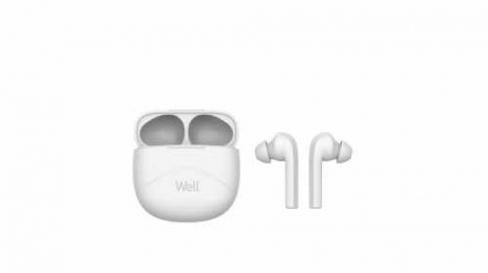 Casti Bluetooth TWS in-ear Well Ghost alb [0]