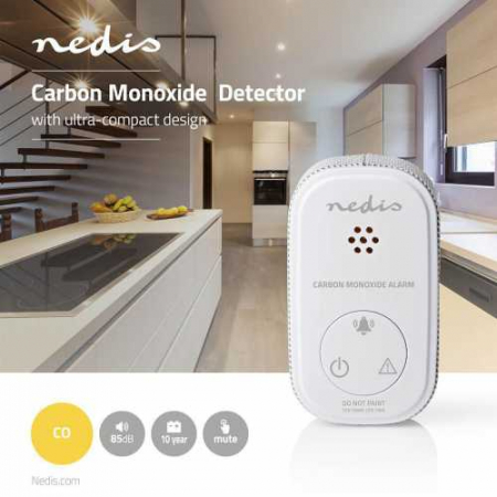 Detector monoxid de carbon Nedis, 85dB [1]