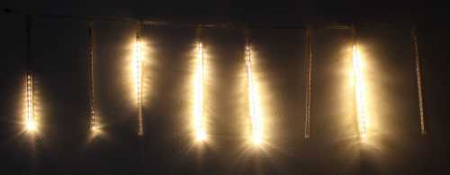 Ghirlanda luminoasa decorativa 8 turturi lumina alba cablu transparent, WELL [0]