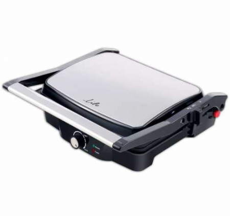 Grill electric Life Grill Time, placi antiaderente 29.7 x 23.5 cm, 2000W [1]