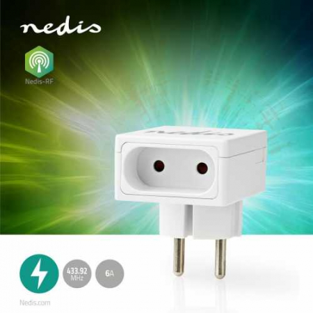 Priza Smart RF Nedis, pornire/oprire, Tip E, 1500W [1]