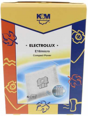 Sac aspirator Electrolux Compact Power, sintetic  4X saci, K&M [3]