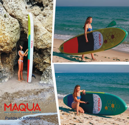 Set placa Paddelboard SUP, surf gonflabila Kayak, 330 cm x 84cm x 15cm MAQUA [4]