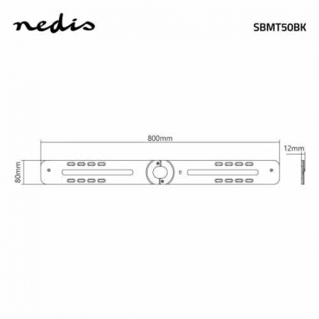 Suport Soundbar de perete Sonos PLAYBAR, Max 15 kg, Nedis [6]