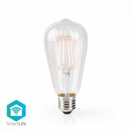 Wi-Fi Smart LED Filament Bulb | E27 | ST64 | 5 W | 500 lm [0]