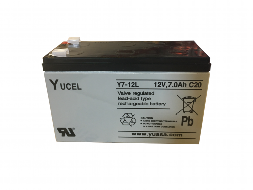 Acumulator plumb acid Yuasa Y7-12L, 12V, 7Ah , F2
