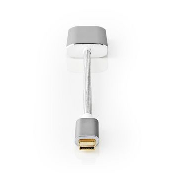 Adaptor USB-C tata - HDMI mama, 5 Gbps, 60W, 0.2m, argintiu, Nedis